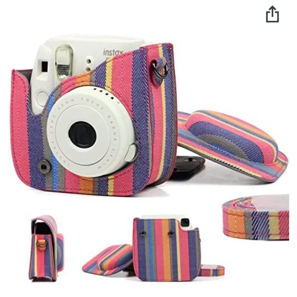 Fujifilm Instax Mini 9 Instant Camera - Ice Blue with case